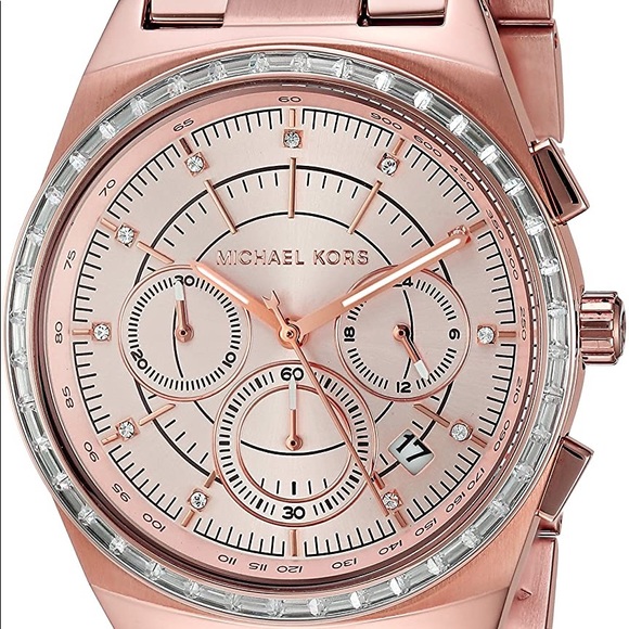 MICHAEL KORS Vail Rose Gold Dial Ladies Chronograph Watch - Picture 8 of 8